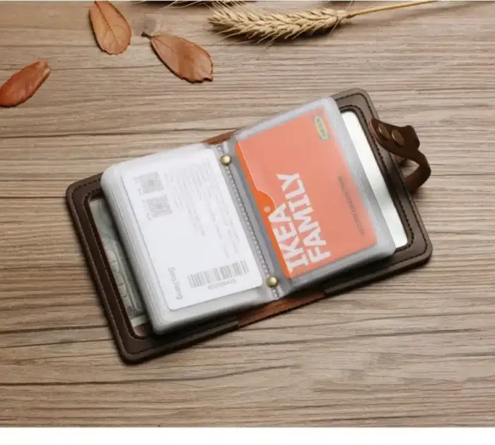 Vintage Large Capacity Card Holder For Men - Image 4