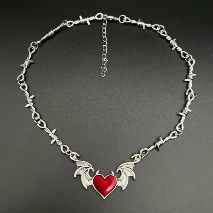 Devil Heart Necklace For Women - Image 2