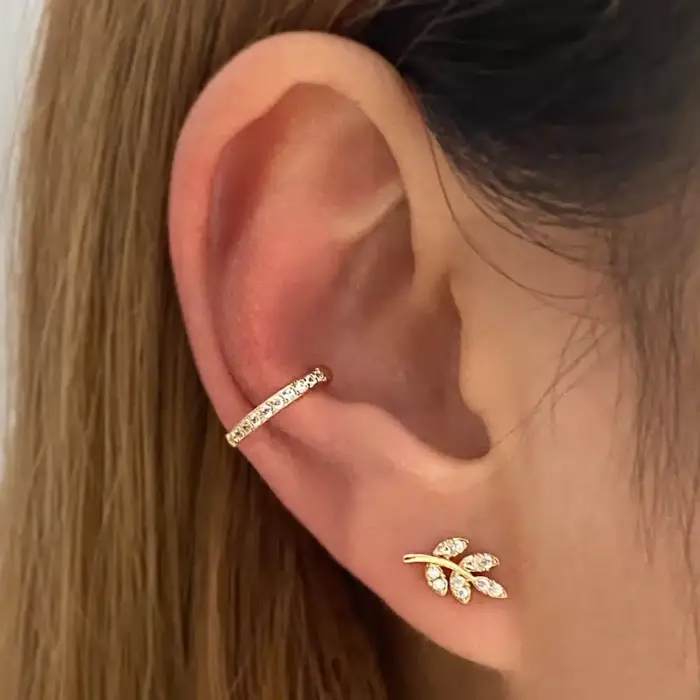 Rhinestone Ear Cuff Earrings For Women - Image 5