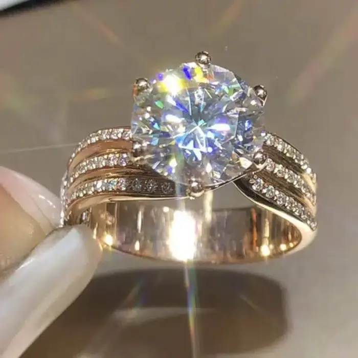 Crystal Cubic Zirconia Ring - Image 4