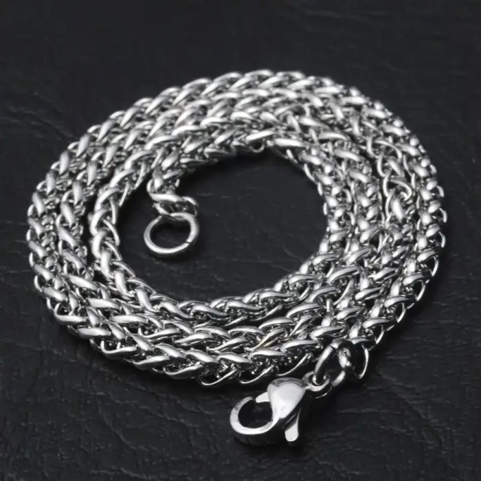 Classic Stainless Steel Chain Necklace For Men - Image 5