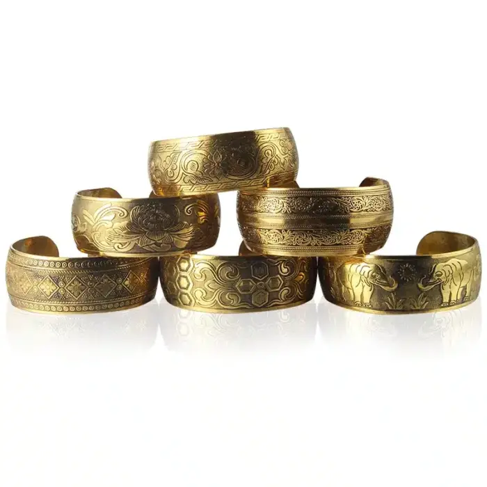 Bronze Metal Bangle For Women - Image 3