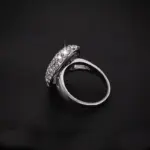 Silver Rhinestone Ring For Women - Image 3
