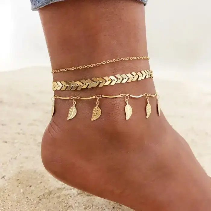 Simple Chain Anklets For Women - Image 2
