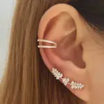 Rhinestone Ear Cuff Earrings For Women - Image 3