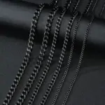 Basic Stainless Steel Cuban Necklaces For Men - Image 5