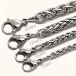 Classic Stainless Steel Chain Necklace For Men - Image 4
