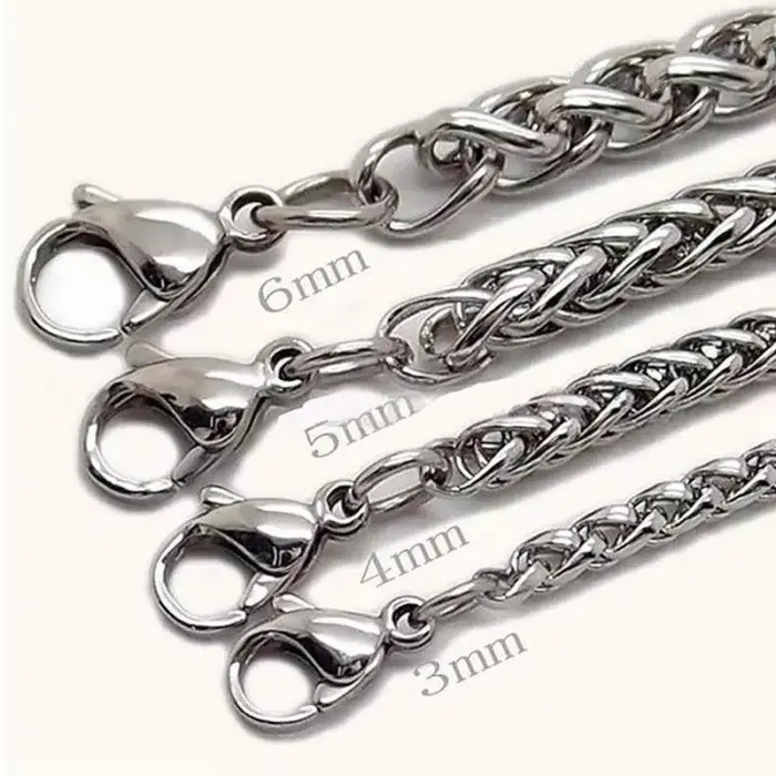 Classic Stainless Steel Chain Necklace For Men - Image 4