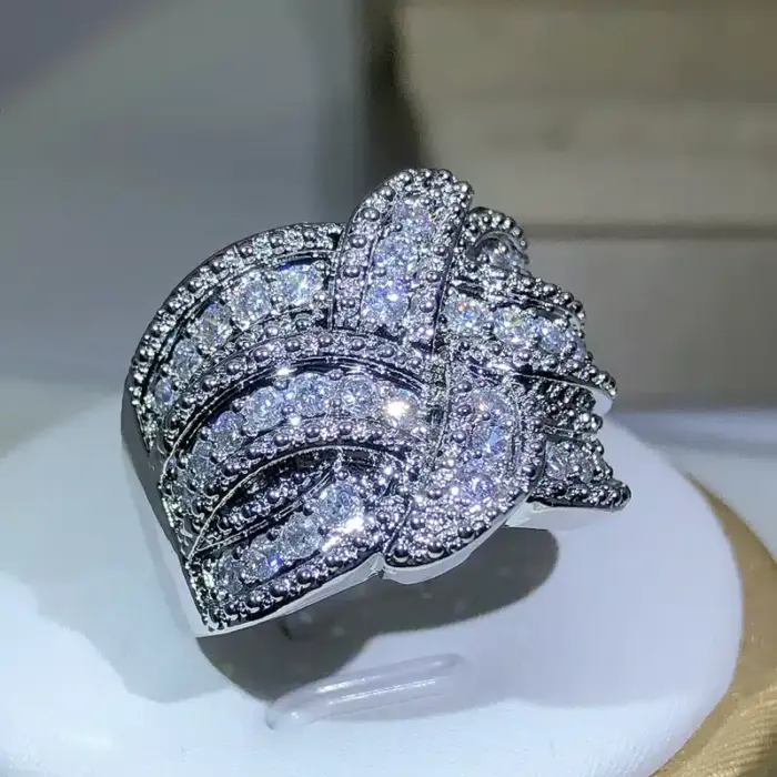 New Zircon Stone Ring For Women - Image 1