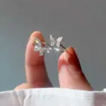 Simple Butterfly Rings For Women