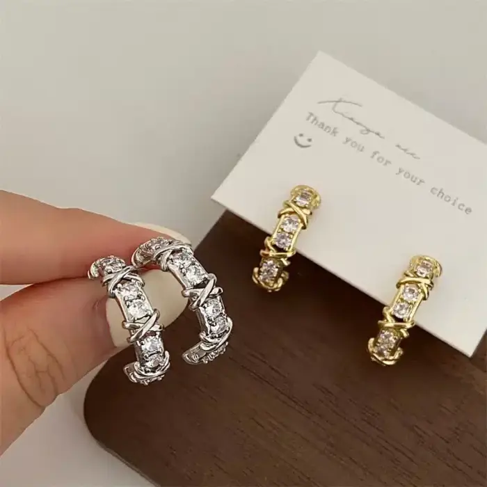 Vintage Stud Earrings For Women - Image 4