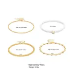 Heart Chain Anklet Set for Women - Image 4