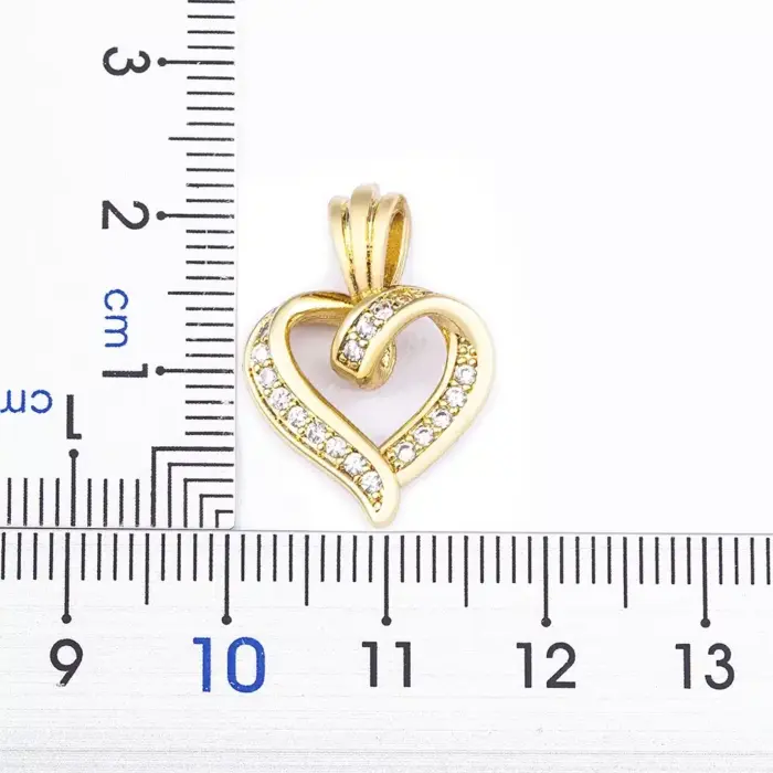 Shiny Heart Pendant Necklace For Women - Image 2
