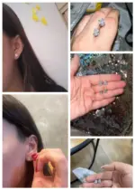 Simple Shiny Oval-shaped Earrings For Women - Image 6