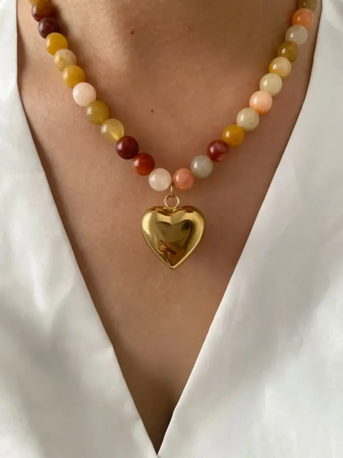 Natural Stones Beaded Necklace For Women - Image 1