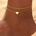 Simple Stainless Steel Anklet Fro Women