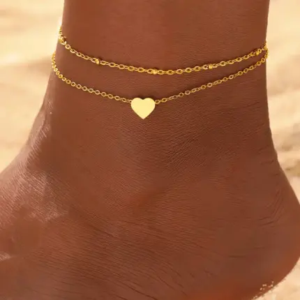 Simple Stainless Steel Anklet Fro Women