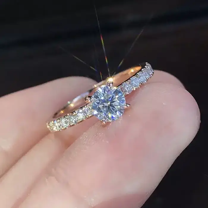 Dazzling Solitaire Rings For Women - Image 2