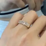 Shiny Cubic Ring For Women - Image 4