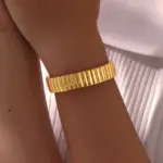 Stainless Steel Elastic Bracelet  For Women E - Image 4