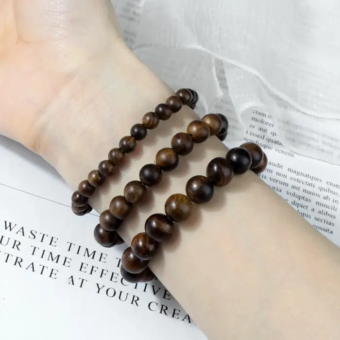 Wooden Buddha Beads Bracelet For Men - Image 2
