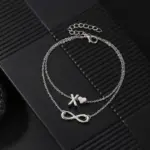 Letter Anklet For Women - Image 3