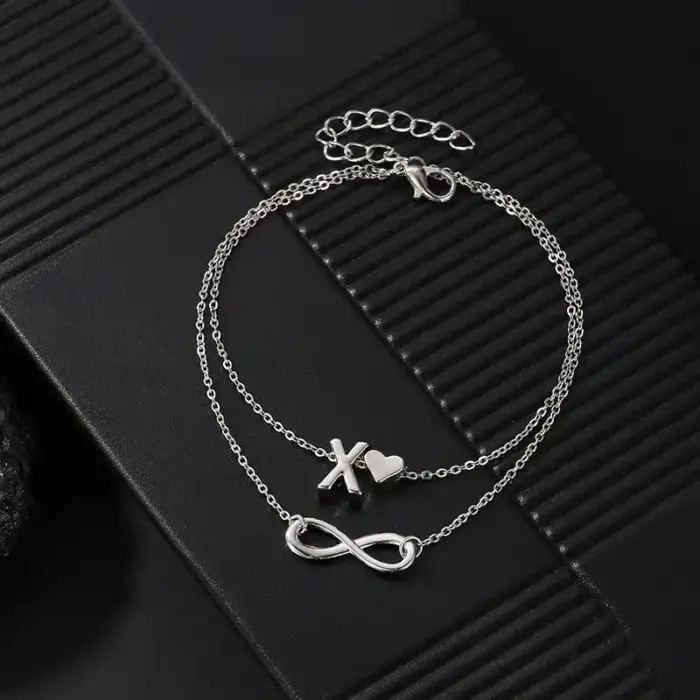 Letter Anklet For Women - Image 3