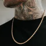 Long Stainless Steel Necklace For Men