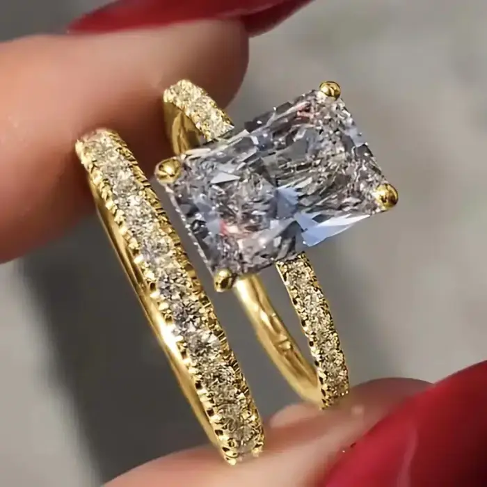 Classic Cubic Zirconia Rings For Women - Image 1