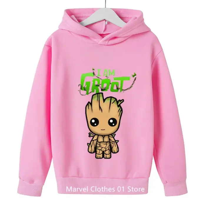 Groot Print Hoodies For Boys - Image 2
