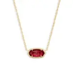 Titanium Steel Birthstone Crystal Pendant Necklaces - Image 4