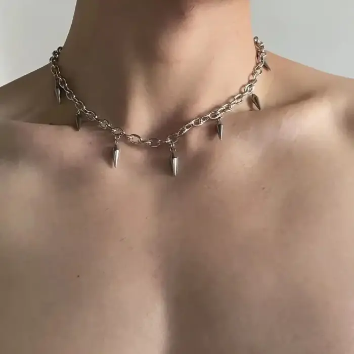 Gothic Choker Necklace For Women - Image 2