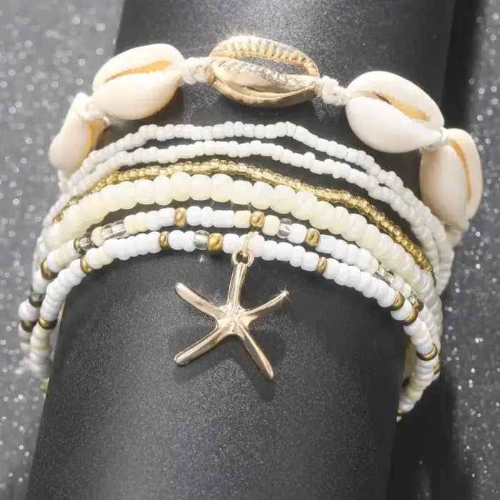 7pcs Starfish Anklet For Women - Image 4
