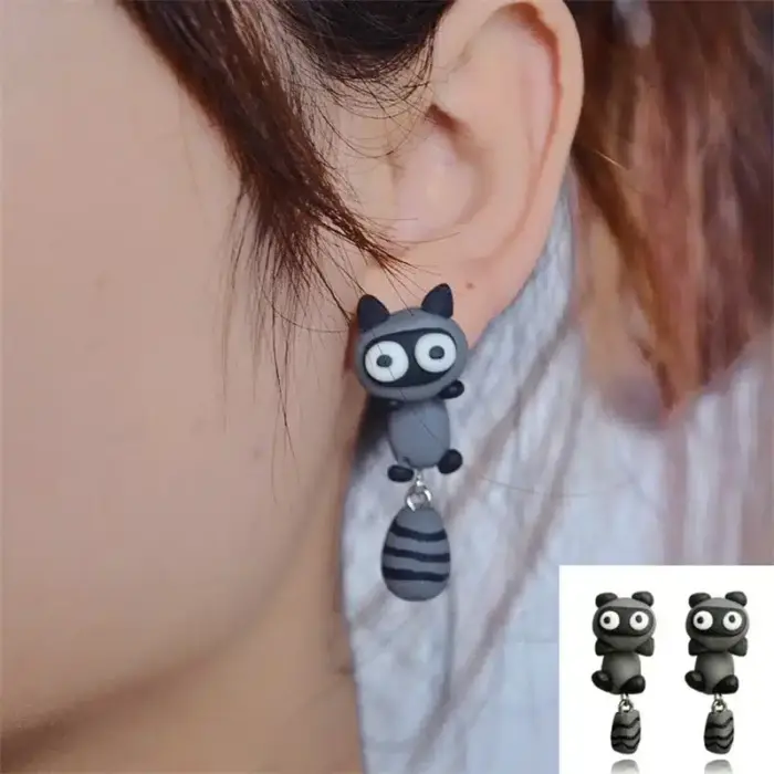 3D Cartoon Stud Earrings For Women - Image 3