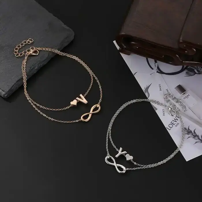 Letter Anklet For Women - Image 6