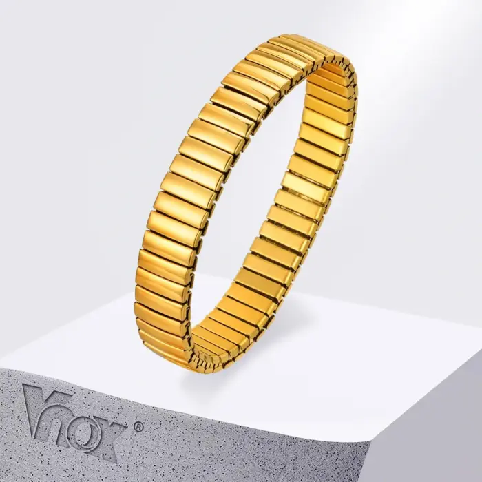 Stainless Steel Elastic Bracelet  For Women E - Image 1