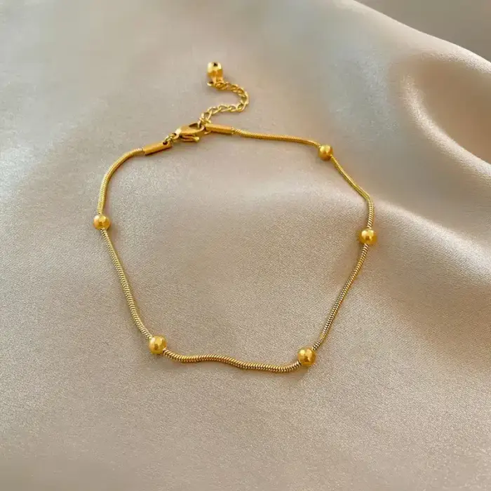 Stainless Steel Anklet For Women - Image 3