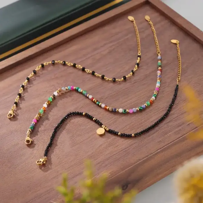Natural Stone Anklet For Women - Image 5
