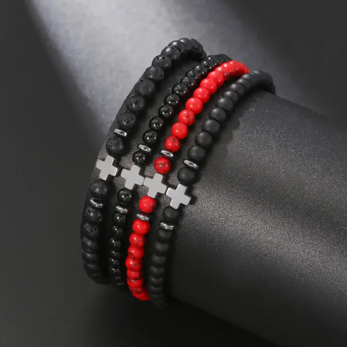 Natural Stone Bracelet For Men - Image 4