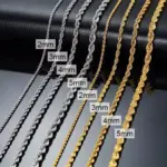 Long Stainless Steel Necklace For Men - Image 4