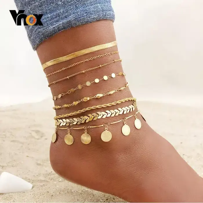 Simple Chain Anklets For Women - Image 1