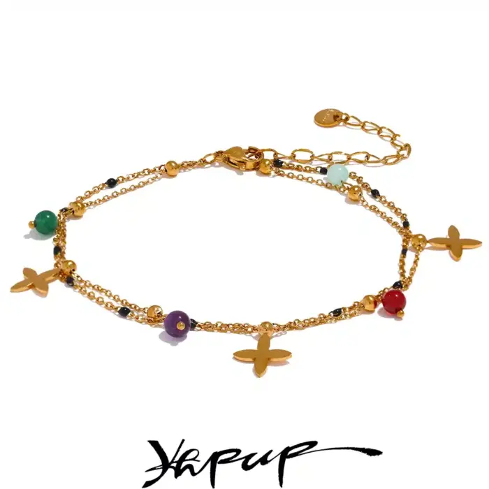 Natural Stones Anklet For Women - Image 1