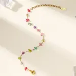 Colorful Natural Stone Anklet For Women - Image 3