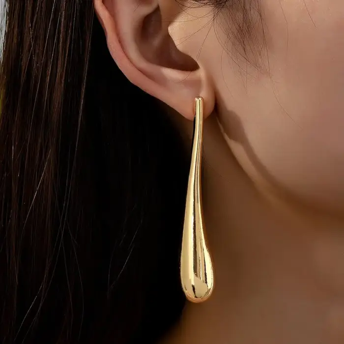 Big Drop Earrings For Women - Image 2