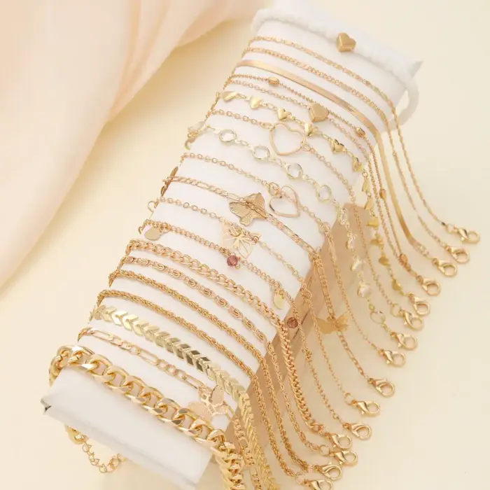 20 Pcs Chain Anklet For Women - Image 3