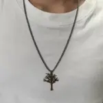 Stainless Steel Tree Of Life Pendant For Men - Image 3