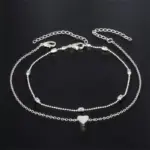 Simple Love Anklet For Women - Image 4