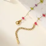 Colorful Natural Stone Anklet For Women - Image 5
