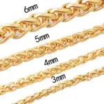 Classic Stainless Steel Chain Necklace For Men - Image 2