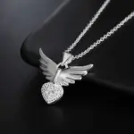 925 Sterling Silver Heart Pendant Necklace For Women - Image 4